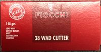 Fiocchi .38 Wad Cutter